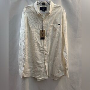 Chubbies The Casual Monday Long Sleeve Oxford Shirt White XL